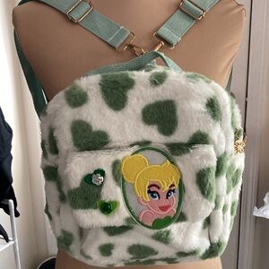 Disney Tinkerbell Mini fuzzy backpack